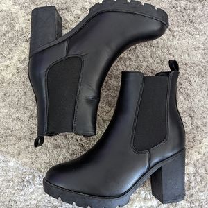 Street Wear Society Lug Sole Black Boots